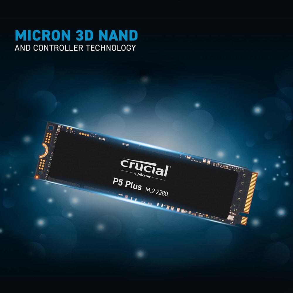 CRUCIAL P5 PLUS 500GB M.2 SSD NVME 6600 MB/S -4000 MB/S PCI GEN 4