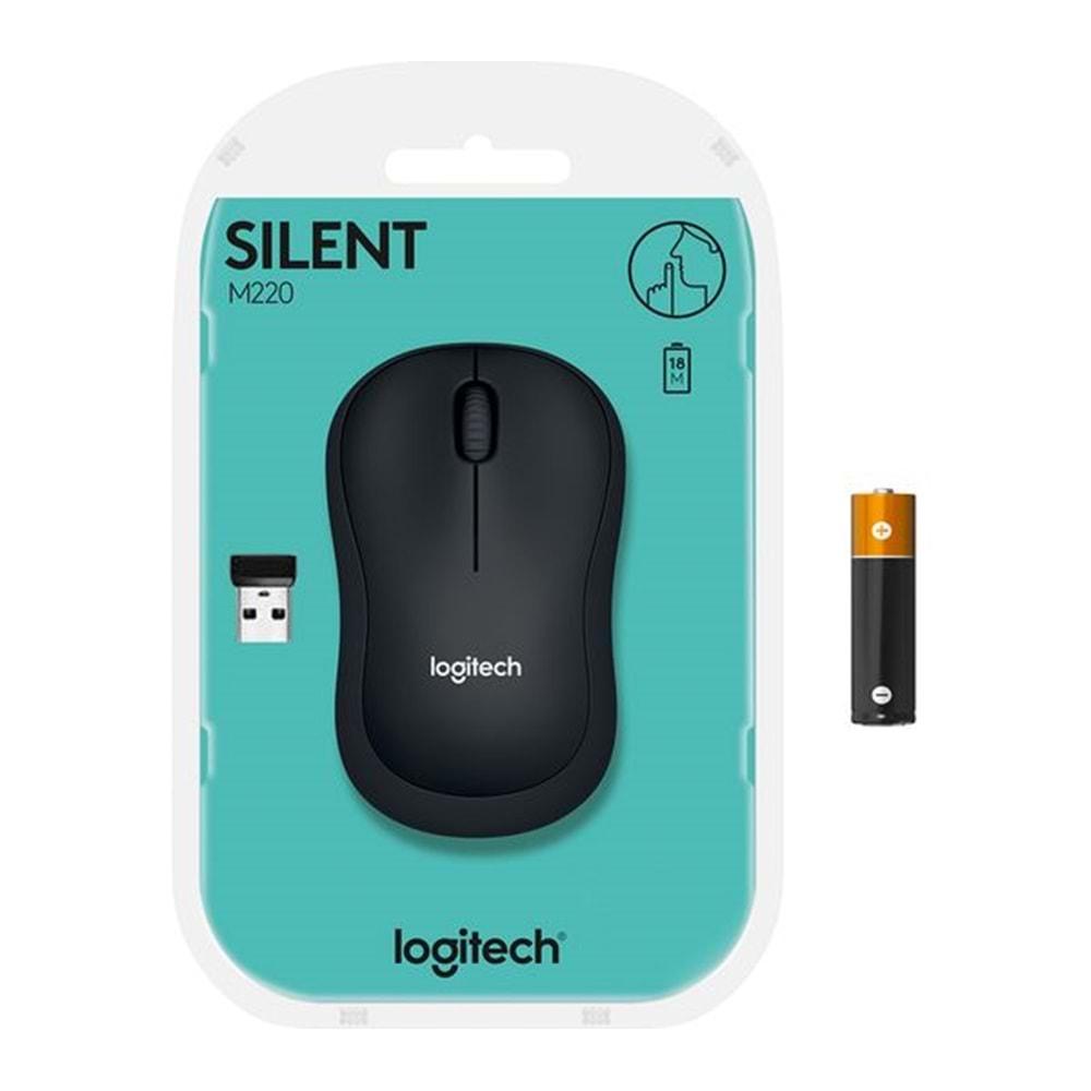 Logitech M220 Kablosuz Silent
Mouse Siyah910-
004878