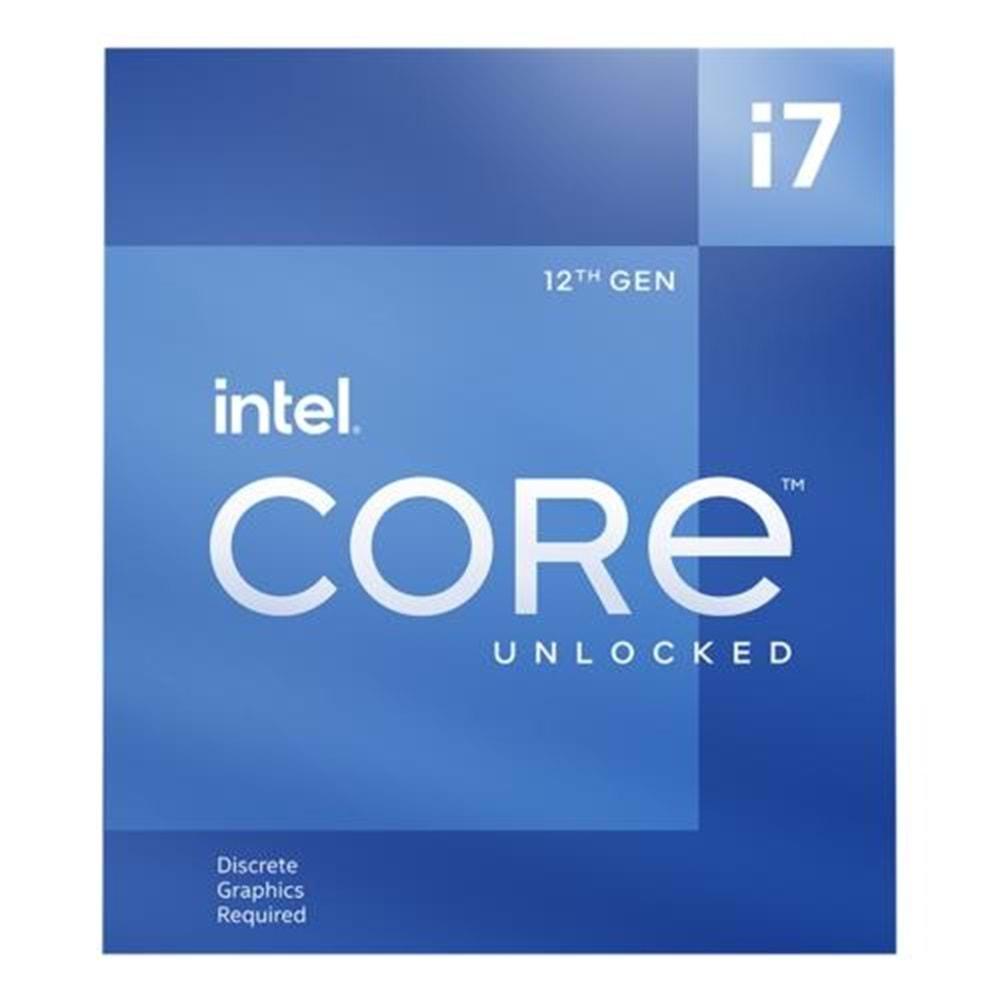 Intel i7-12700KF 3.6 GHz 5.0 GHz 25MB LGA1700P (VGA'sız) Tray