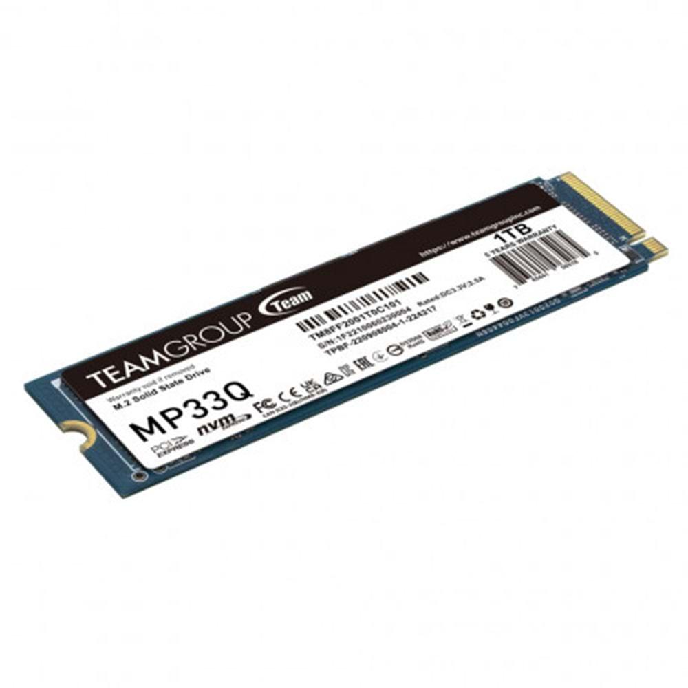 Team MP33Q Pro 1TB 2900/1850MB/s NVMe PCIe Gen3x4 M.2 SSD Disk