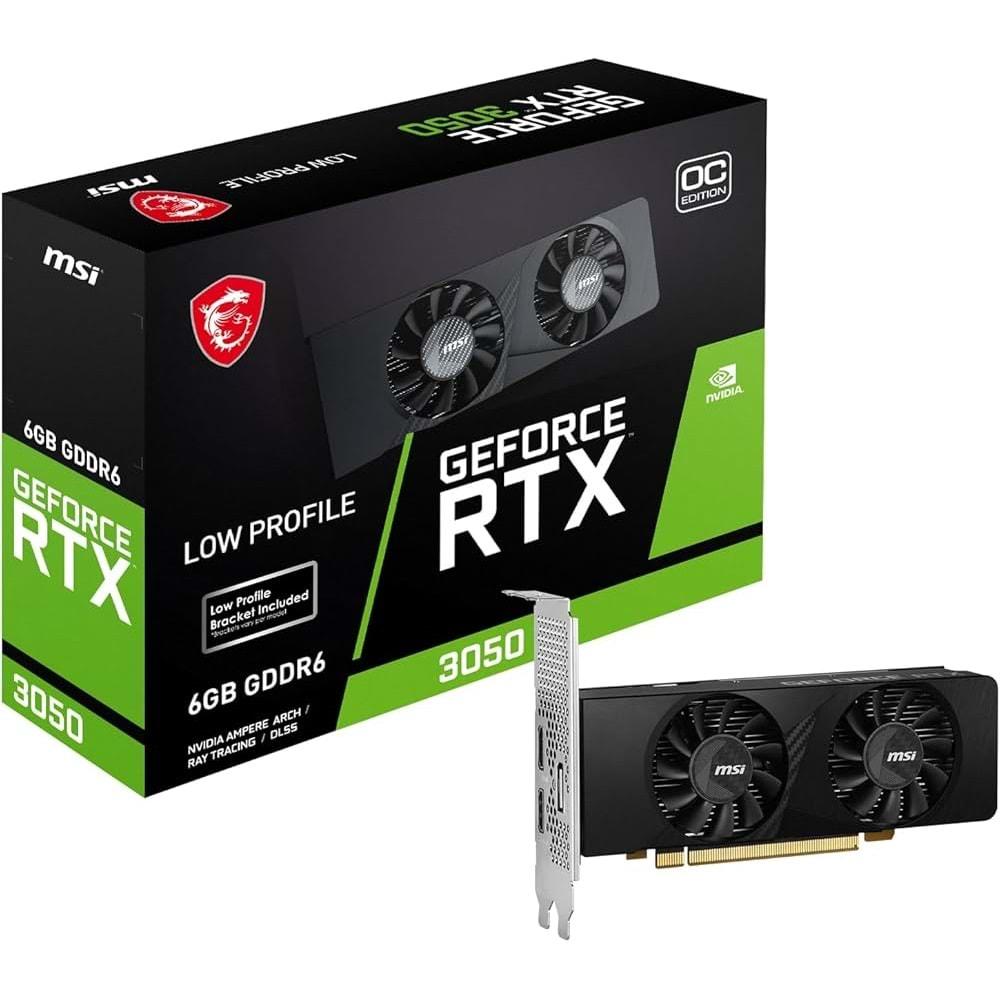 MSI GEFORCE RTX 3050 LP 6G OC GDDR6 96BIT DX12