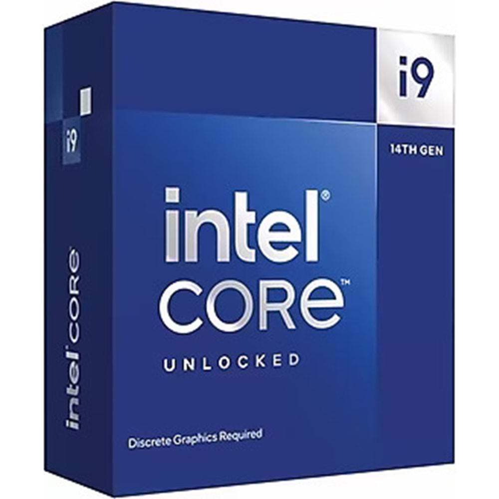 INTEL CORE i9-14900KF 3.20GHZ 36MB 14.NESİL FANSIZ VGASIZ TRAY
