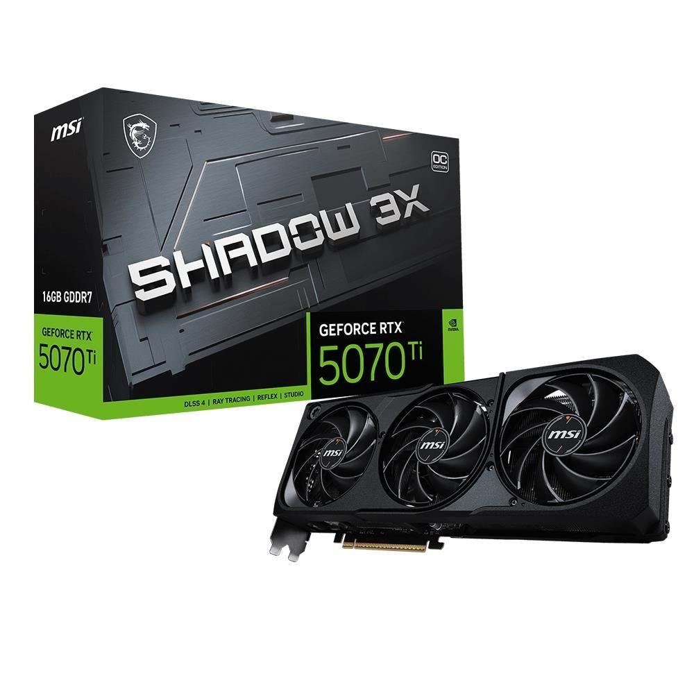 MSI GEFORCE RTX 5070 TI 16G SHADOW 3X OC VGA