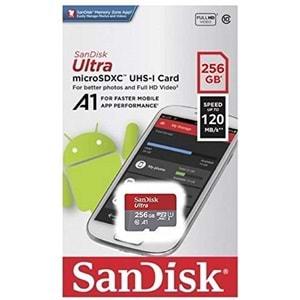 SANDISK ULTRA MICROSDXC 256GB 120MB/S A1 C10 SDSQUA4-256G-GN6MN