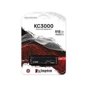 Kingston KC3000 512GB SSD m.2 PCIE 4.0 NVMe SKC3000S/512G7000-3900MB/s , NVME,Gen 4