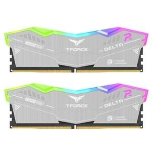 Team T-Force DELTA RGB ECO Silver 32GB 2x16GB 6000MHz DDR5 CL38 Gaming Ram