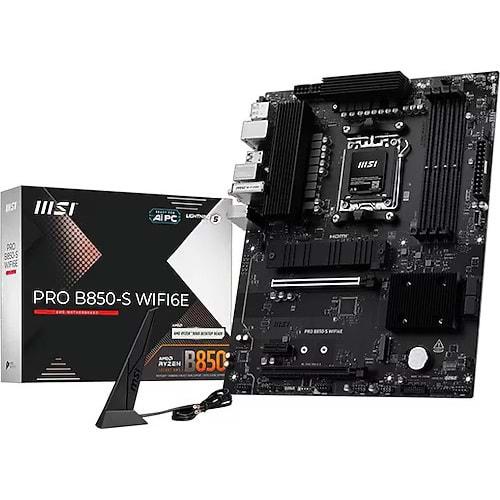 MSI PRO B850-S WIFI6E AM5 DDR5 8200MHZ(OC)