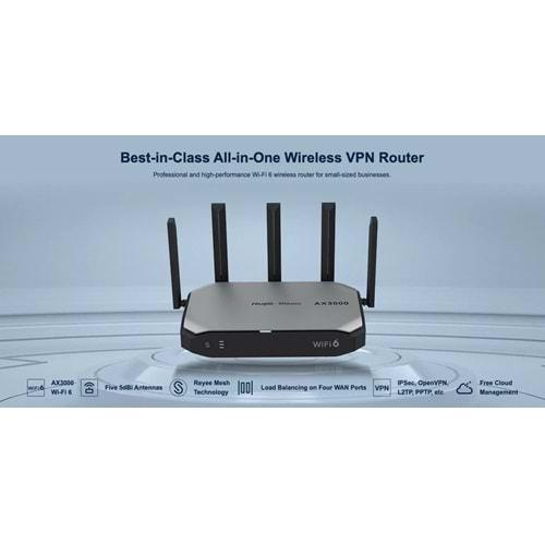 REYEE RG-EG105GW-X 5Port Wifi 6 Router 2976Mbps