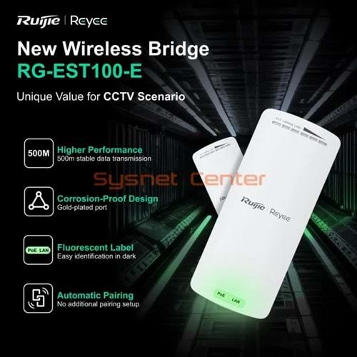 REYEE RG-EST100-E 2.4Ghz Dış Ortam Access Point 500 Mt.