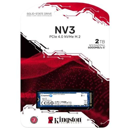 KINGSTON NV3 2TB 6000MB/S PCI 4.0 NVME DISK