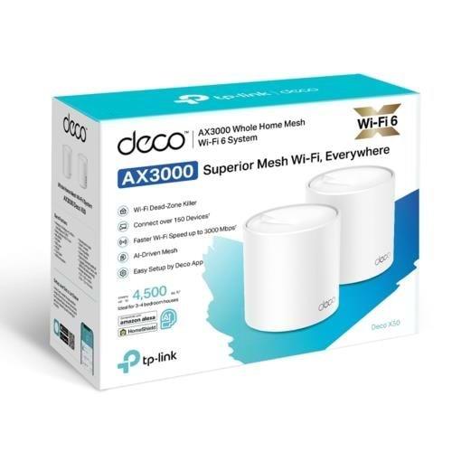 TP-Link Deco X50 2P AX3000 Whole Mesh Wi-Fi6 (İkili) Paket