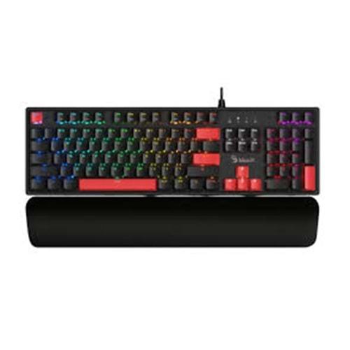 BLOODY S515R F.BLACK Q TR USB RGB MEKANİK-BMLS RED SWITCH+Bilek Desteği